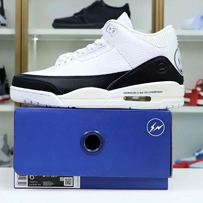 'WHITE' Kimikick RETRO DESIGN X FRAGMENT 3 AIR JORDAN SP 0708